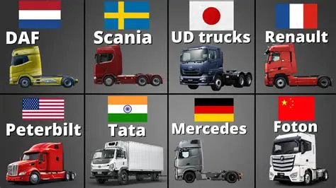 36 trucks from six different marques
