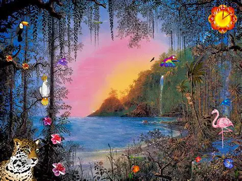 A Glimpse into the Paradise Sunset Screensaver