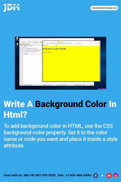 Adding a Background Color to the Container