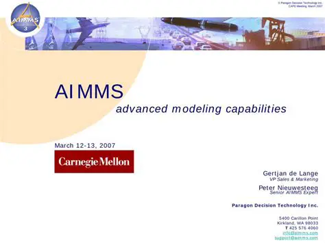 Advanced Modeling Capabilities