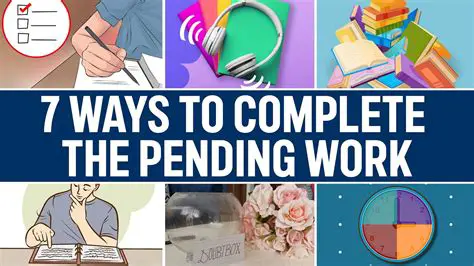 After completing their pending work