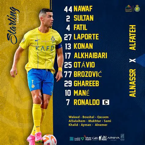 Al-Nassr FC vs. Al-Fateh: Pertandingan Sengit di Liga Profesional Saudi