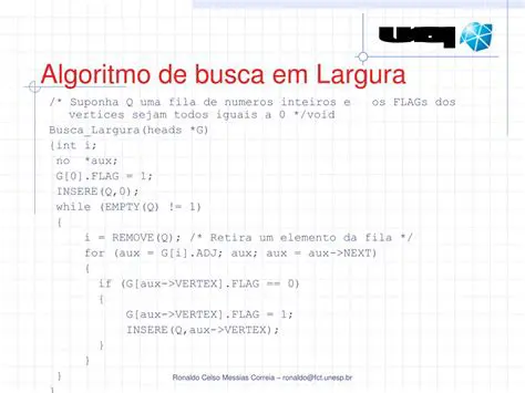 Algoritmo de busca em largura