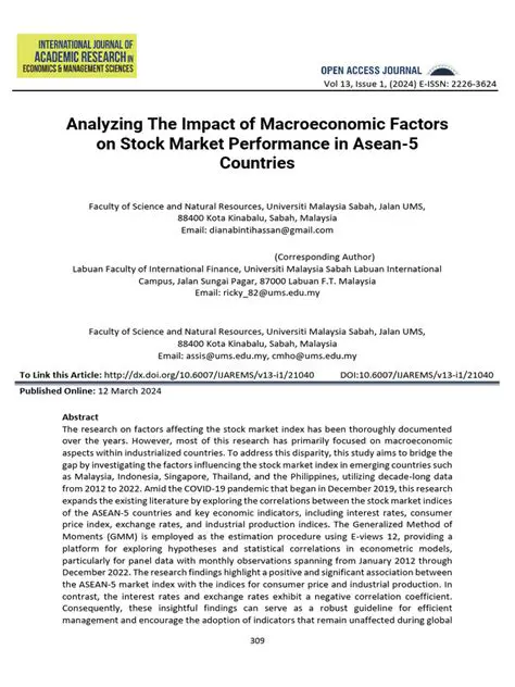 Analysis of the Effect of Macroeconomic Factors on Return of Mutual Funds in Indonesia