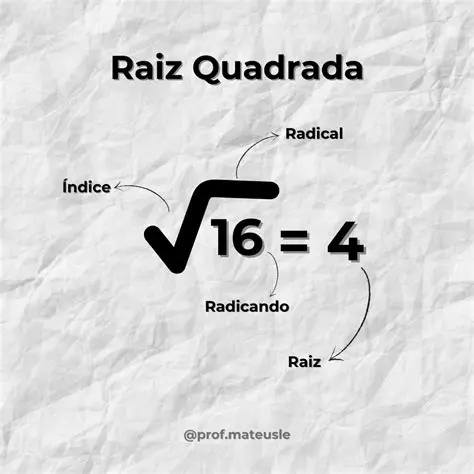Calculando a Raiz Quadrada de 4 e 9