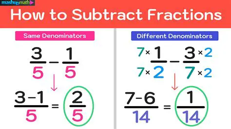 Calculating Subtractions with Approximations