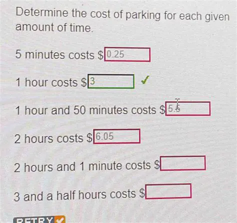 Calculating the Cost of Parking