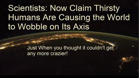 Causing the axis to wobble