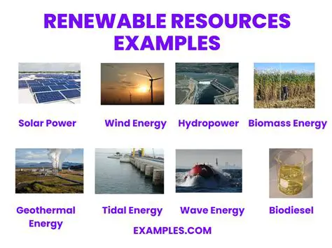 Characteristics of Renewable Resources