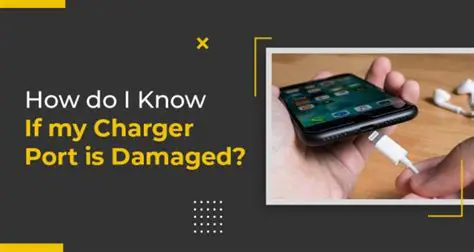 Check the port for physical damage