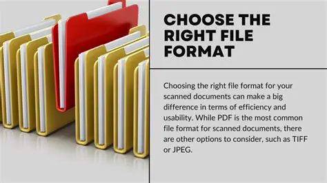 Choose the right file format