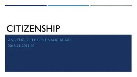 Citizenship and Eligibility