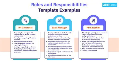 Clarity of Duties and Responsibilities