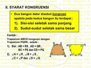 Contoh Sifat Kongruensi Segitiga