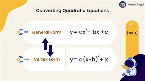Converting a Quadratic Equation to Standard Form