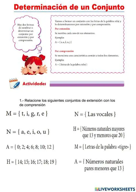 Definamos algunos conjuntos