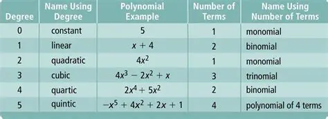 Degree and Number of Terms