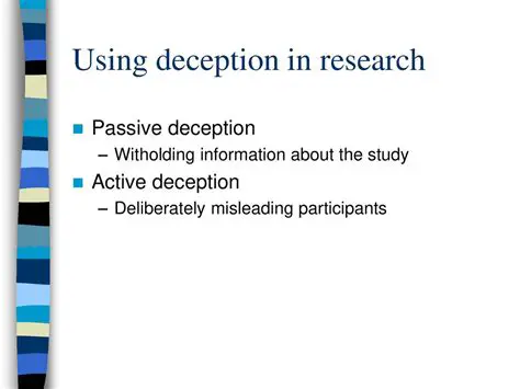 deliberately unconcerned with research participants