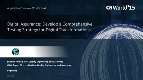 Develop a comprehensive testing strategy