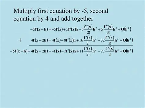 Dividing the Second Equation by the First Equation
