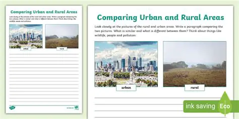 Encourage cooperation and integration between urban and rural areas