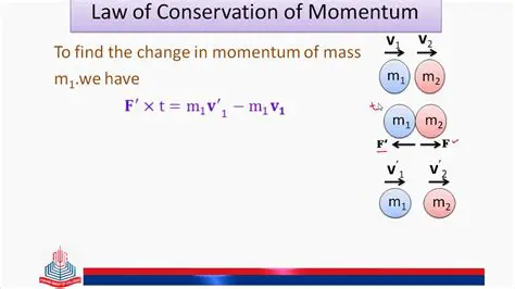 Equations Describing the Law of Conservation of Momentum