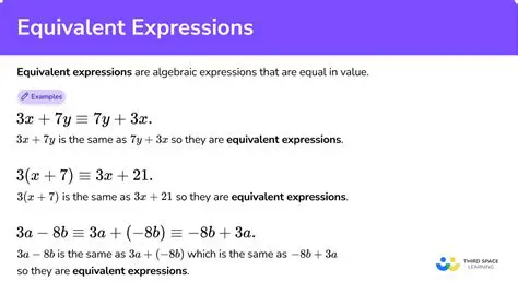 Finding Equivalent Expressions