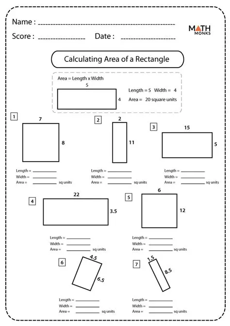 Finding the Area of Rectangle J