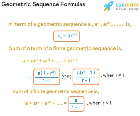Formulas for Geometric Sequences
