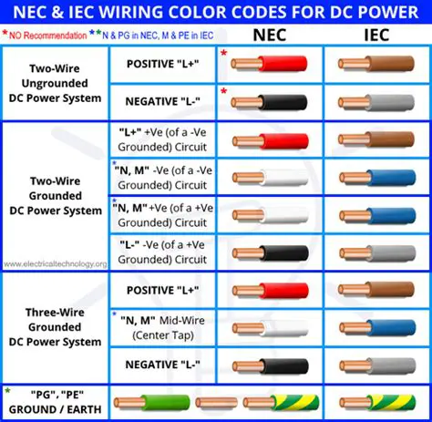 Grounded Conductor Color Code