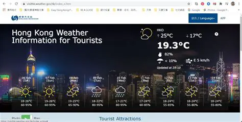 香港天文台 (HKO): 最新天氣資訊及服務