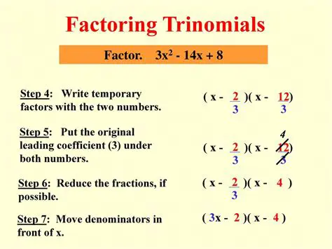 How to Factor Trinomial Equations