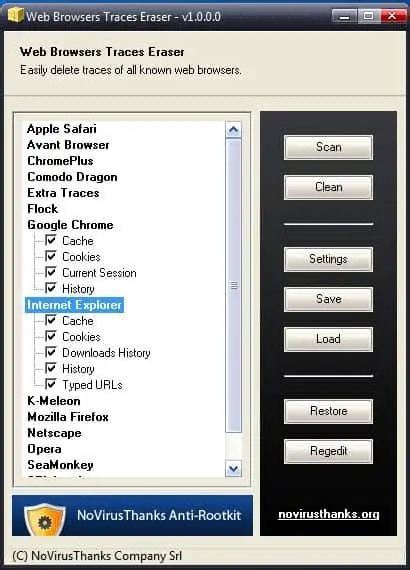 How to Use Web Browsers Traces Eraser