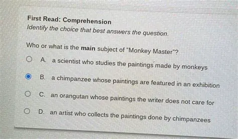 Identifying the Choice that Best Answers the Question