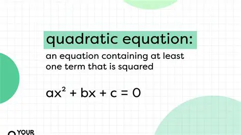 Identifying the Coefficients in a Quadratic Equation