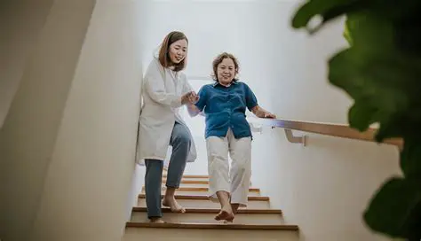 Javier no puede subir las escaleras por razones de salud