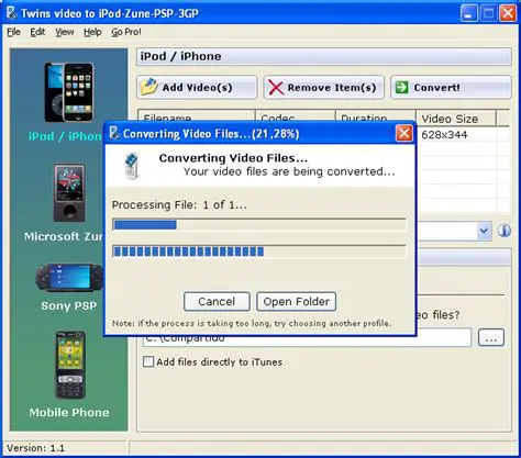 Key Features of A123 3GP iPod Zune iPhone Mp4 Converter