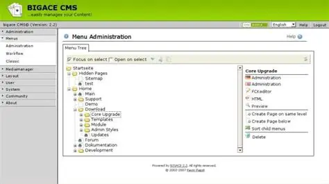 Key Features of BIGACE Web CMS