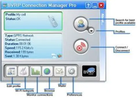 Key Features of BVRP Connection Manager Pro