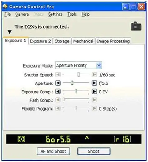 Key Features of Camera Control Pro
