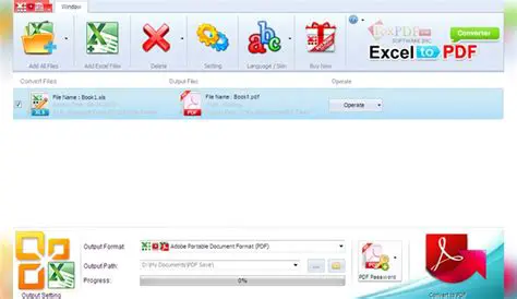 Key Features of FoxPDF Excel to PDF Converter