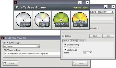 Key Features of Free DVD Video Burner