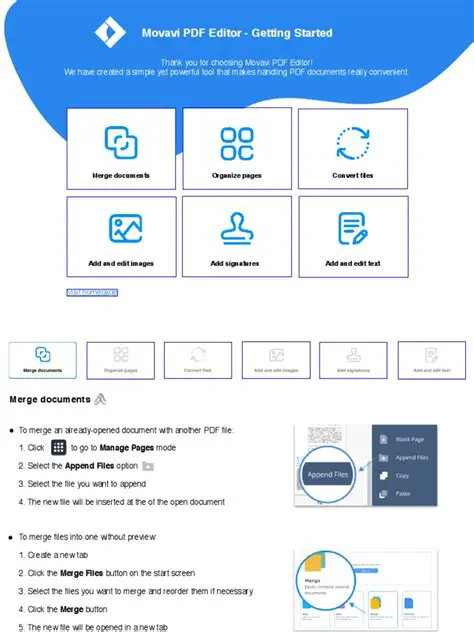 Key Features of Movavi PDF Editor