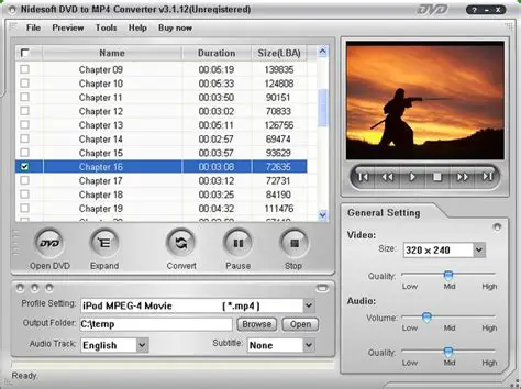 Key Features of Nidesoft DVD to MP4 Suite
