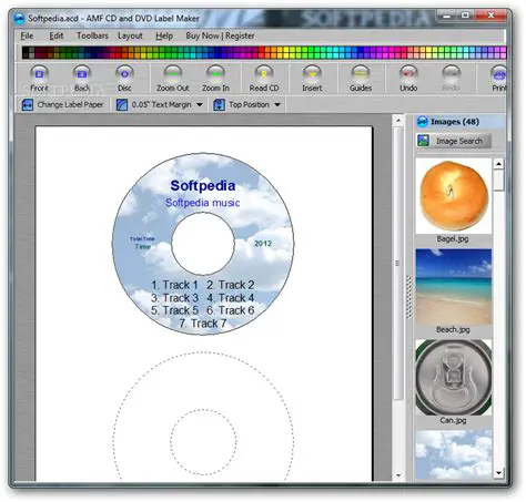 Key Features of the AMF CD and DVD Label Maker