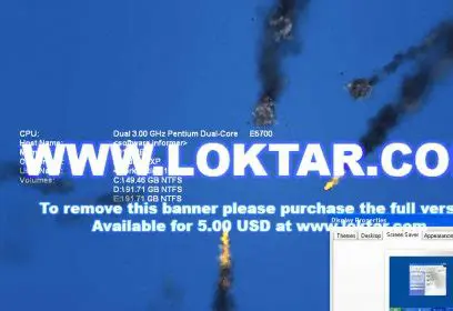 Key Features of the Dtop Comets Screensaver Demo