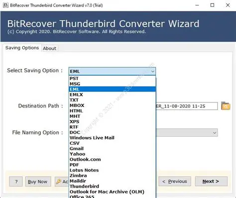 Key Features of Thunderbird Converter