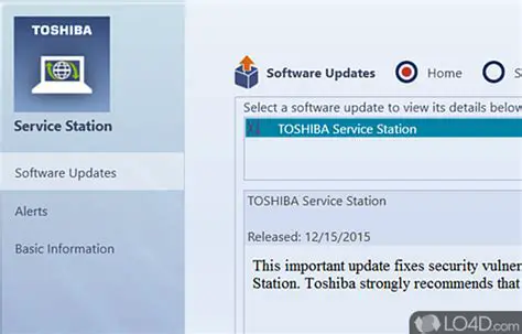 Key Features of TOSHIBA Service Station