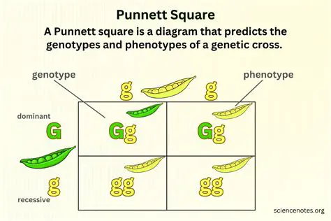 Labeled 4x4 Punnett Square