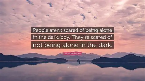 Look for Examples Where the Speaker Talks About Being Alone